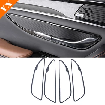 Car Inner Door Handle decorazione Sticker Cover Trim interni accessori Auto per BYD Song PLUS DMI EV 2020 2021 2022 2023