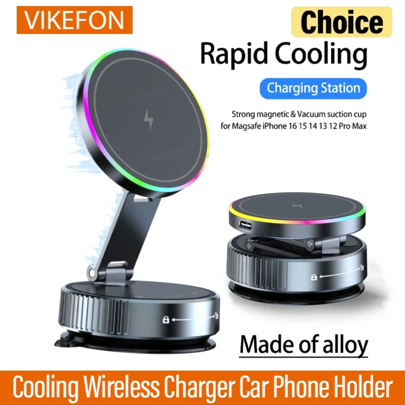 Magnetic Cooling Wireless Charger For iPhone