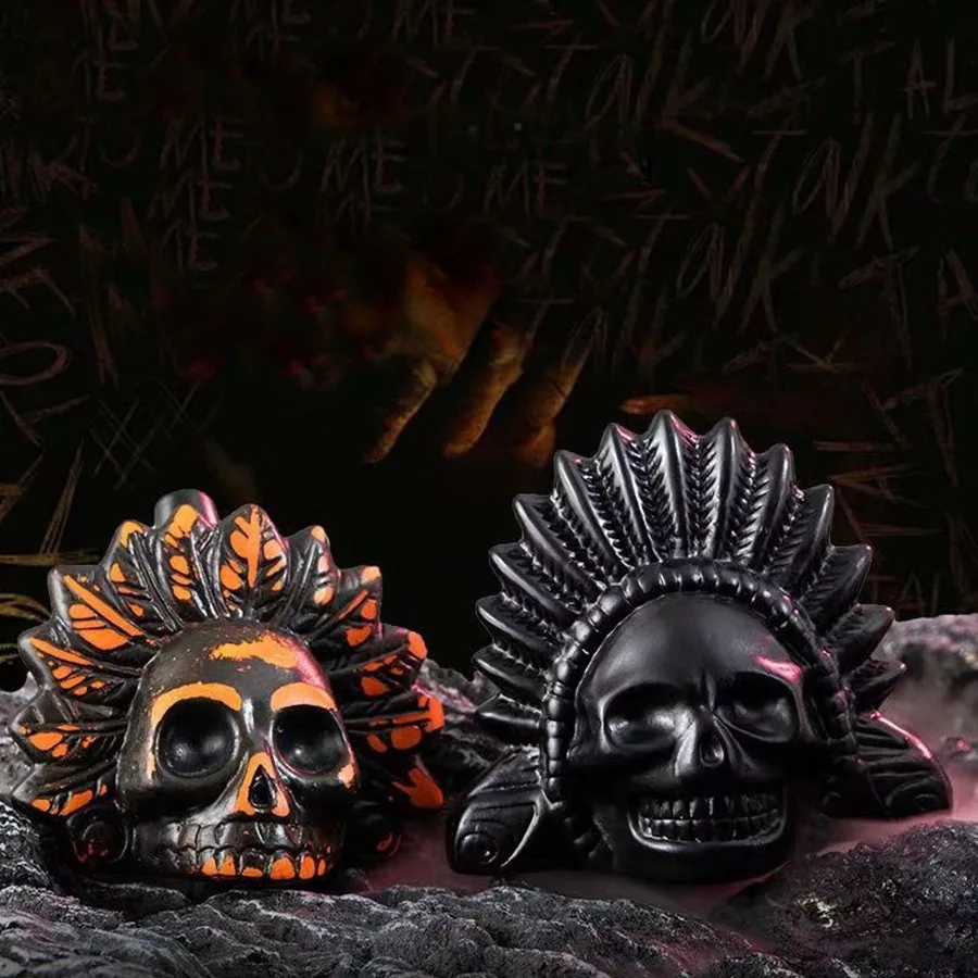 Pfeife im aztekischen Stil-perfekt für Halloween, April-Narren tag und Valentinstag streiche | Outdoor-Überlebens werkzeug mit realistischem – Detail 4