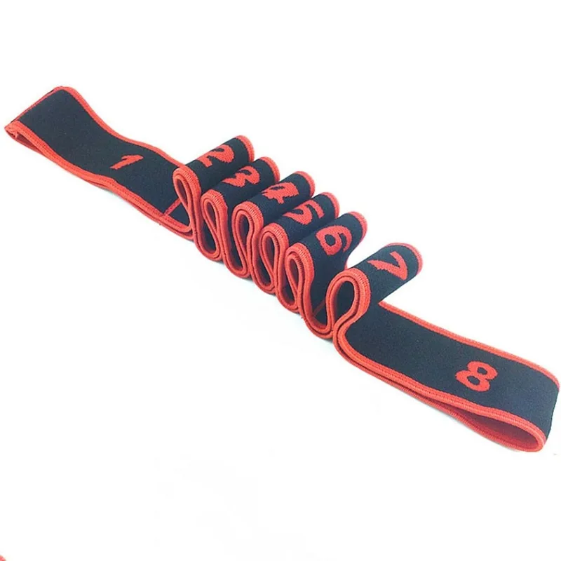 Yoga Stretch Resistance Bands Adult High Elasticity Multi-segment Belt Yoga Assisted Stretching Belt Fitness Products