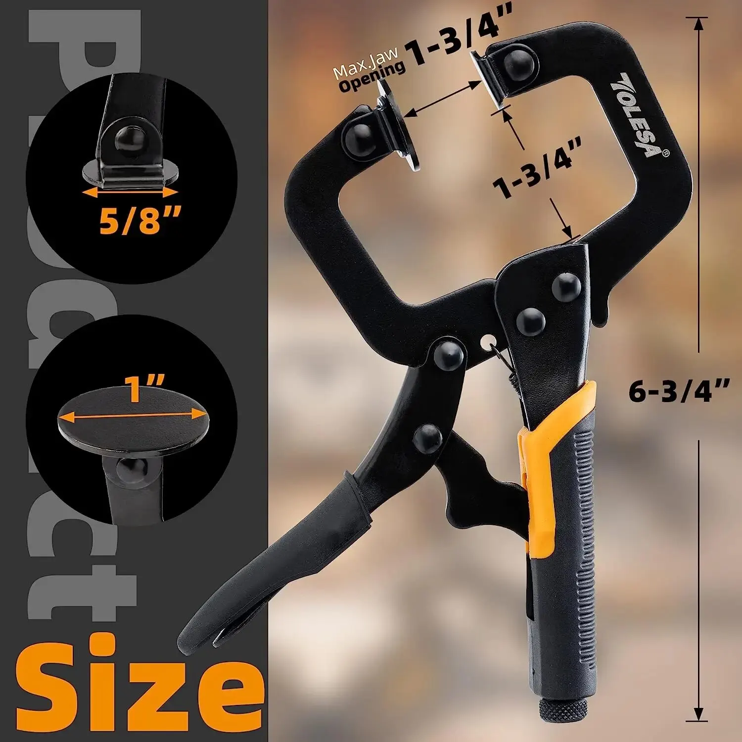 TEKTON Locking C-Clamp Set (3-Piece) CLC91002 - The Home Depot