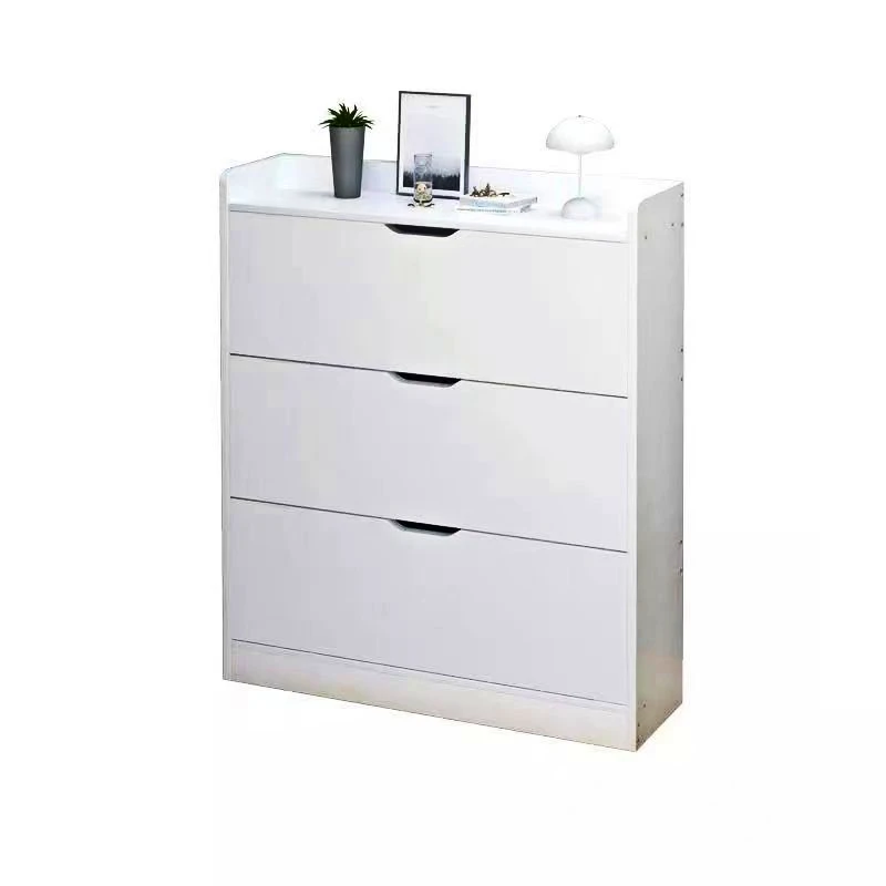 Armoire À Chaussures En Bois Simple, Étagère À Chaussures De Dortoir De