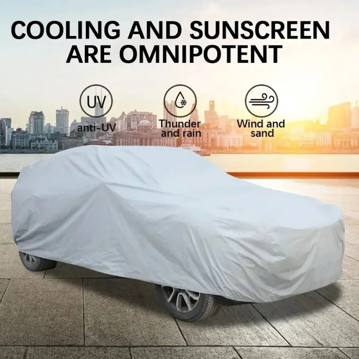 Waterproof PEVA Car Sunshade Cover