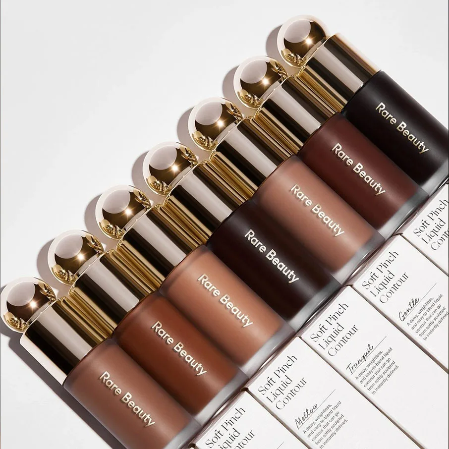 Rare Beauty Stick Contorno Viso 3D Liquido Bronzer, Ombretto e Illuminante Naturale a Lunga Durata, Impermeabile per un Trucco Luminoso