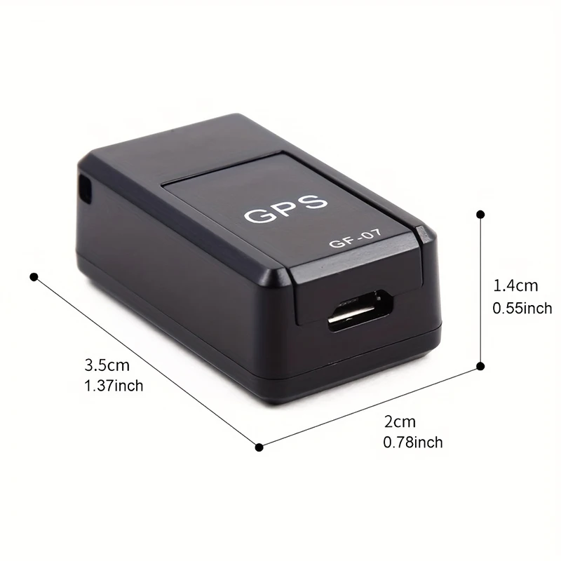 휴대용 미니 GPS 추적기, 마그네틱 부착물, 지능형 위치 장치, SIM 정보 로케이터 GF-07