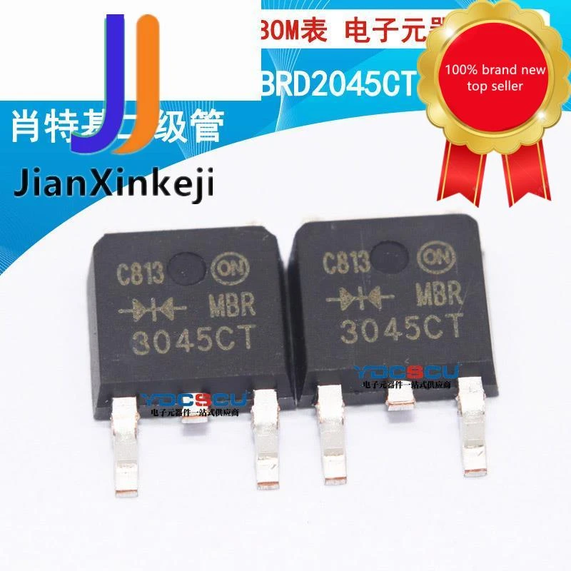 20pcs 100% Orginal New Mbr2045ct Mbrd3045ct Schottky Diode 30a 45v Smd ...