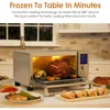 Air Fryer Toaster Smart Oven, 30-Qt XL Capacity, 50F-500F adjustable in precise 5F increments 12 in 1 Countertop Grill 2