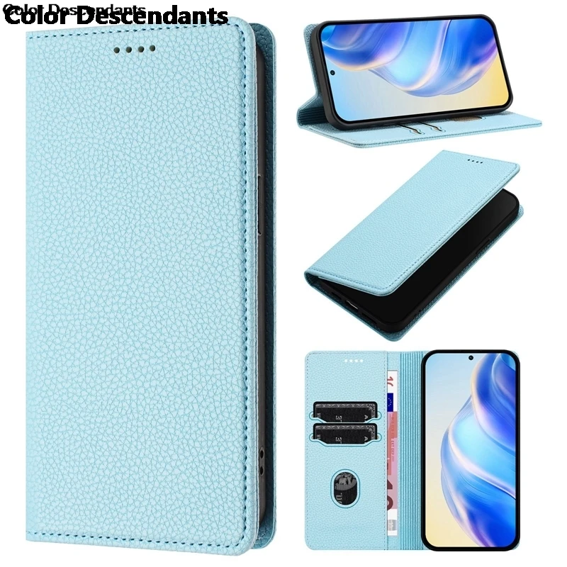 Luxury Leather Magnetic Wallet Case - Enhanced Protection