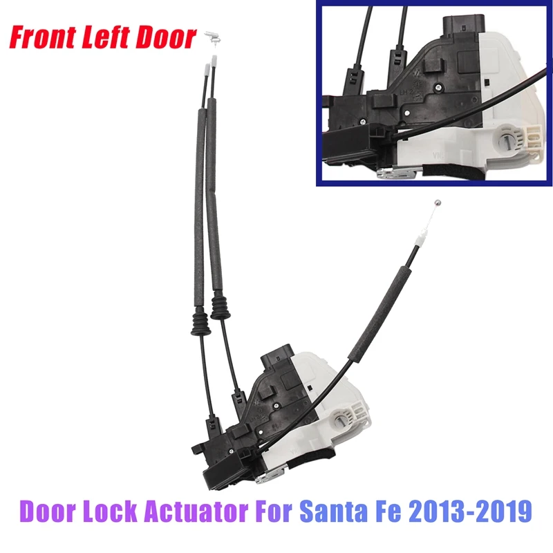 

For Hyundai Santa Fe 2.0L 2.4L 3.3L 2013-2019 Door Lock Actuator Latch Motor Release Front Left Driver Side 81310-2W010