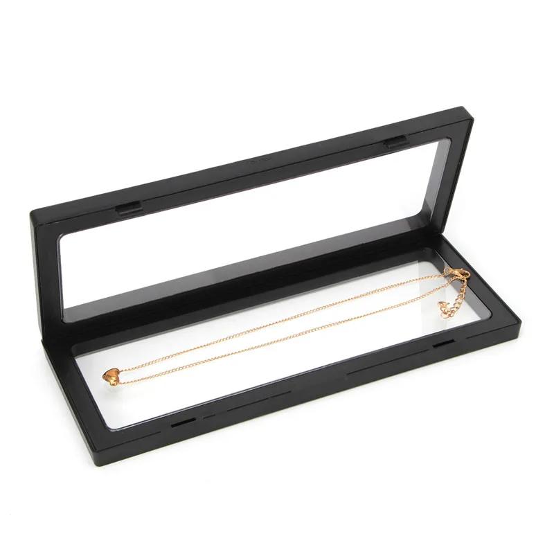 

Display Case Earring Gems Ring Jewelry Storage Pet Membrane Stand Holder Box