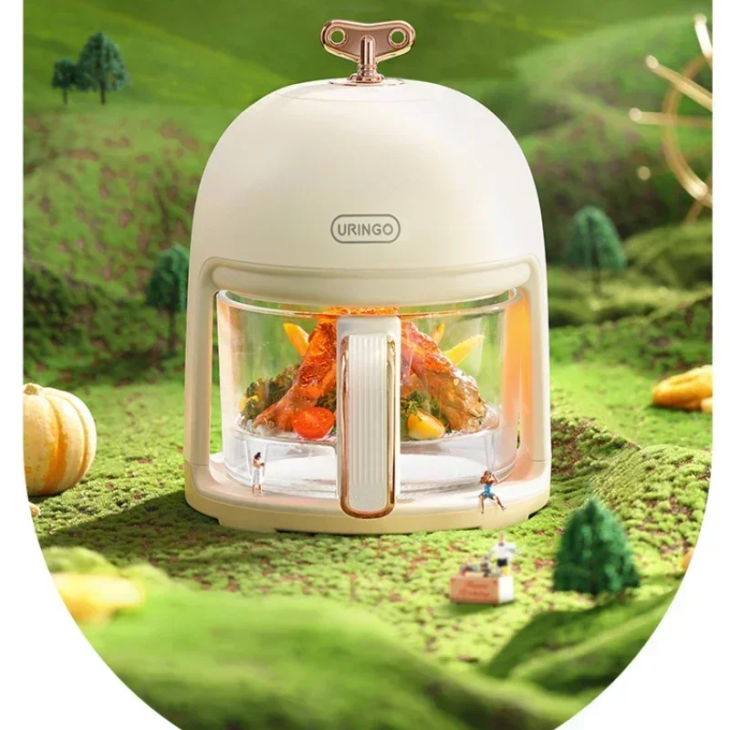 Home & Kitchen Air Fryer - New, Multifunctional. Transparent Steam Glass. Electric. Ideal for Modern Homes and Busy Cooks. 2