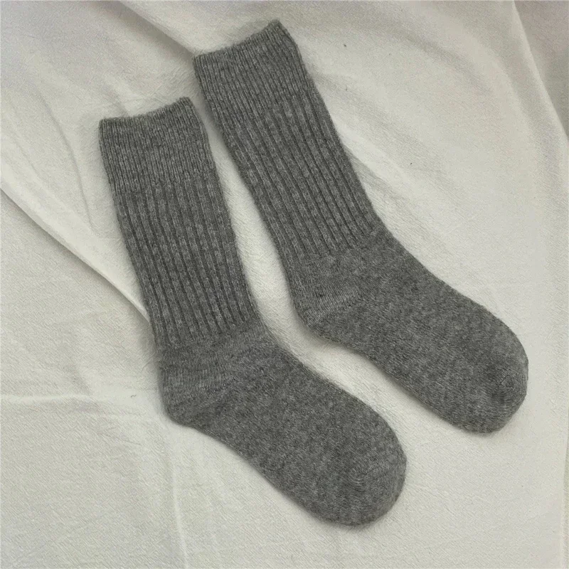 Cozy Wool Cashmere Thermal Socks - Women's Warm Crew Socks