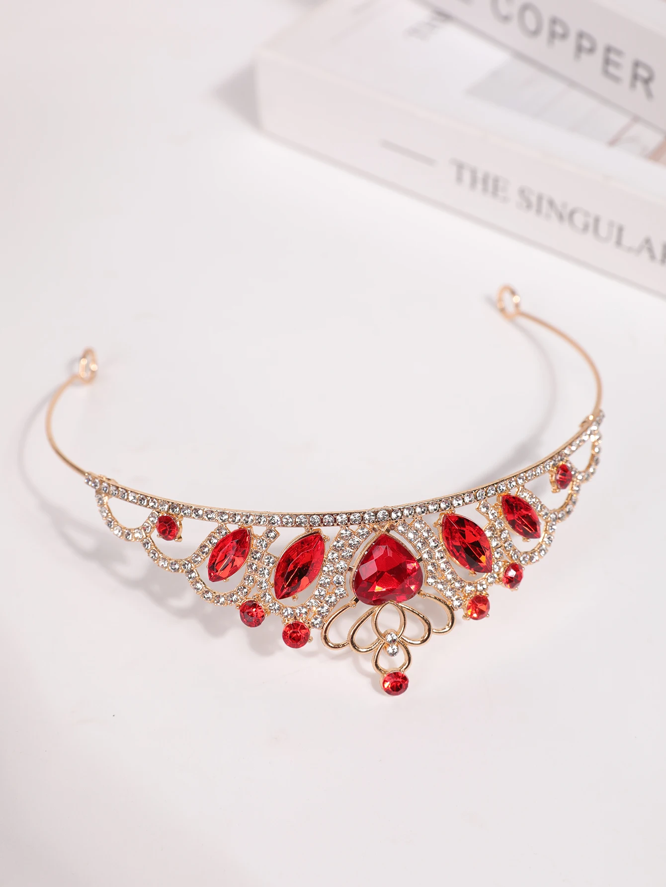 1 Stück Kopfschmuck, Strass-Krone aus Legierung, Braut-Prinzessinnenkrone, Hochzeitszubehör, Krone, Haar-Accessoire, Kuchendekoration, Krone – Detail 22