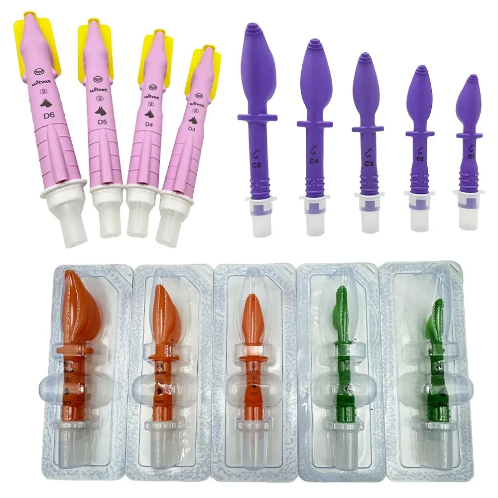 Disposable Endotracheal Tube Holder Disposable Infusion Needle Cat Urinary Catheter Disposable Artificial Insemination Tube Pet Nasogastric Feeding Tube Cat Dogs Rabbit Blind Intubation Tube Medical Soft V-Gel Supraglottic Airway ET Tube Device for Cats Veterinary Tools