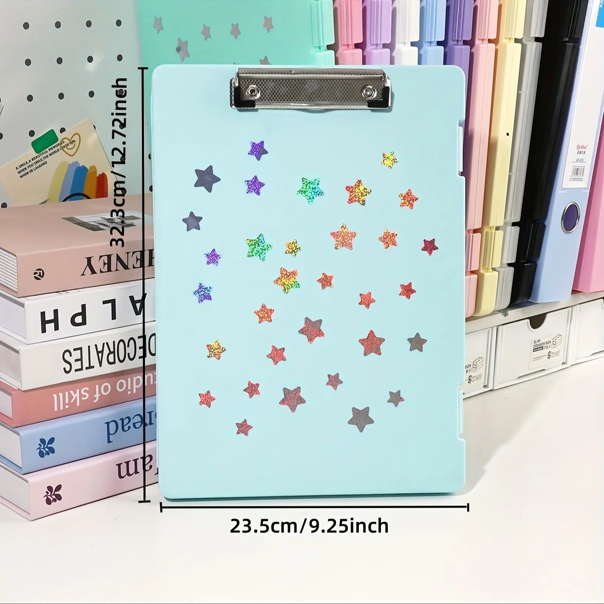 3 in 1 Multi-Functional File Folder, A4, Large Capacity, Plastic, for Student, Office, Document Organization, Shelf Dividers