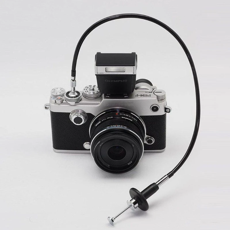 Camera Manual Shutter Shutter Release Control Cable 40cm/70cm/100cm Mechanical Locking Line Prevents Camera Vibration