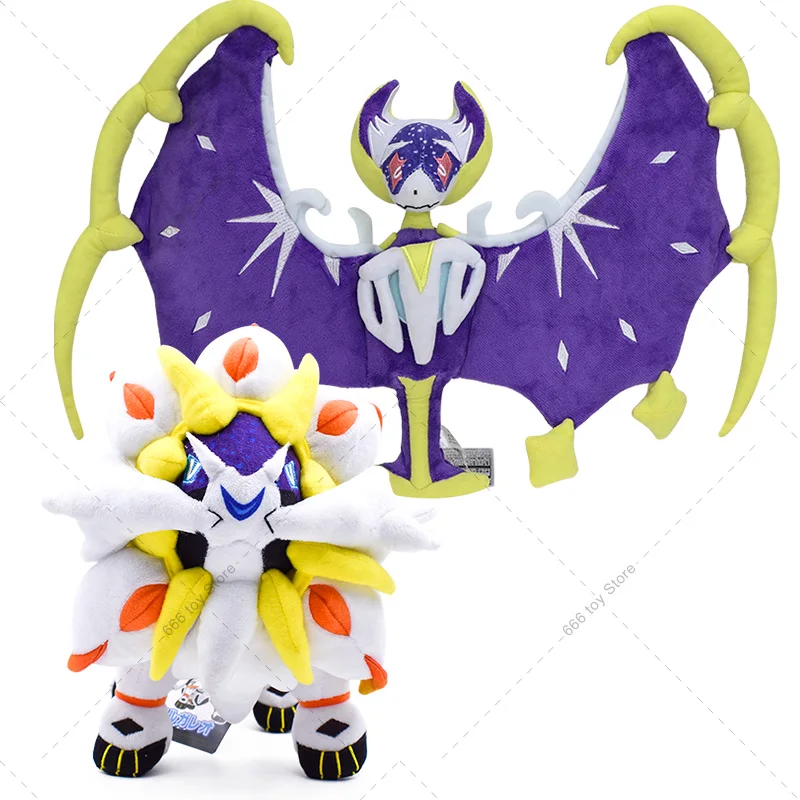 Pokemon Plush Toys Alolan Solgaleo Lunala Stuffed Dolls