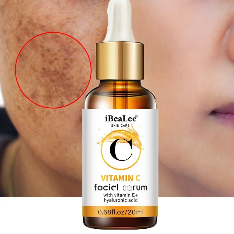 

Vitamin C Whitening Freckle Removal Face Serum Fades Melasma Dark Spots Removal Melanin Anti-Aging Brighten Nourish Beauty Care