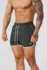 2025 YA men's shorts fine mesh quick-drying breathable printed casual shorts outdoor running training beach pants 5