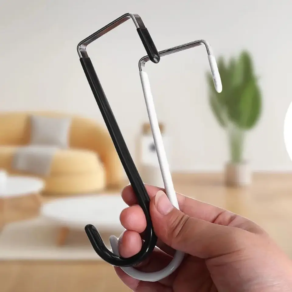Ganci da parete senza perforazione, ganci da parete piccoli bianchi | Appendiabiti da parete piccoli bianchi | Ganci appendiabiti moderni ed eleganti