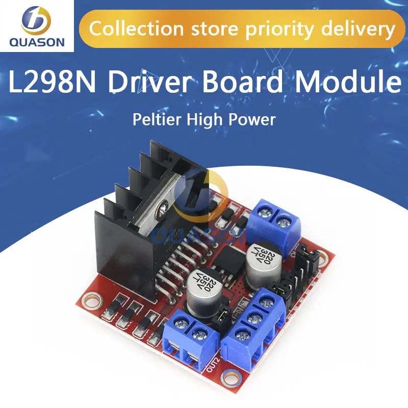 L298 Arduino 스테퍼 모터 스마트 카 로봇용 새로운 듀얼 H 브리지 DC 스테퍼 모터 드라이브 컨트롤러 보드 모듈 ...