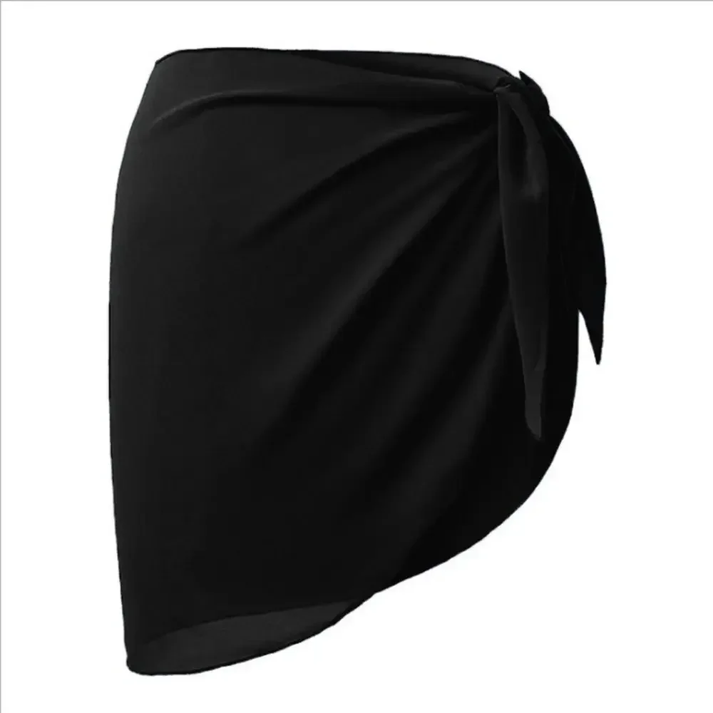 Summer Sheer Chiffon Sarong Skirt - Women's Swimsuit Cover-Up