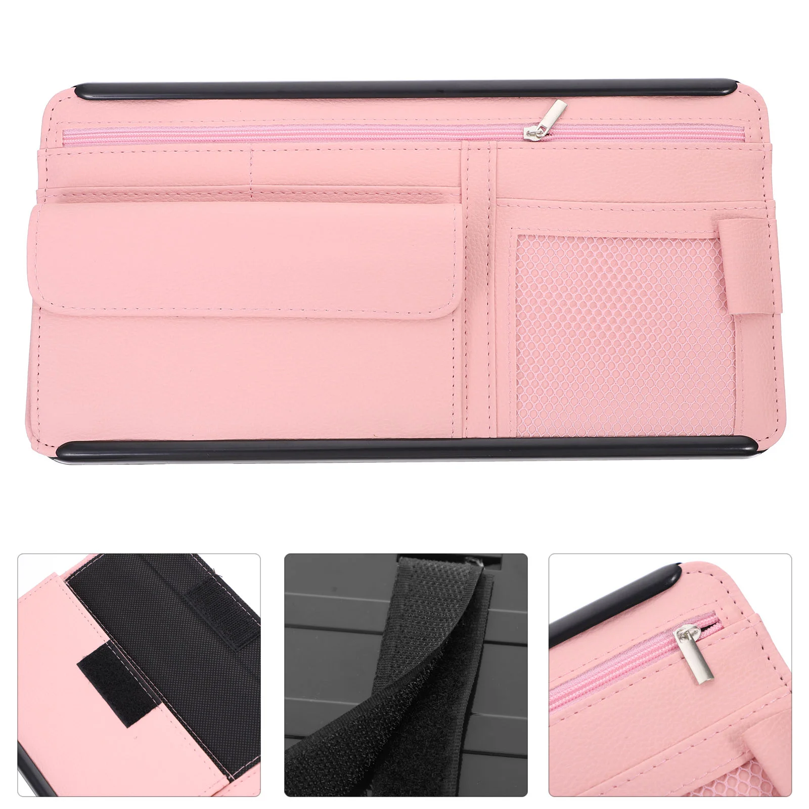 

Multiple Pockets Sun Visor Storage Bag Sunglasses Rack Car Interior Accessories Plastic Holder