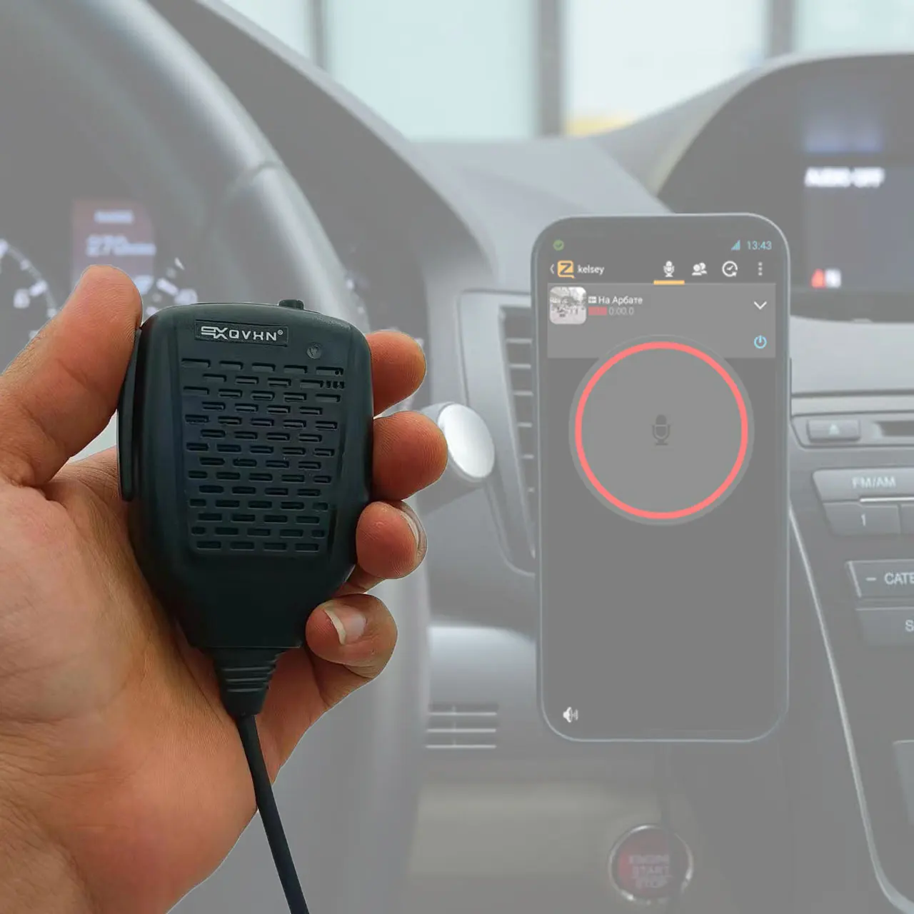 Zello用 Bluetooth4.2 スピーカーマイク 2個セット Zello用 Bluetooth4.2 スピーカーマイク 2個セット