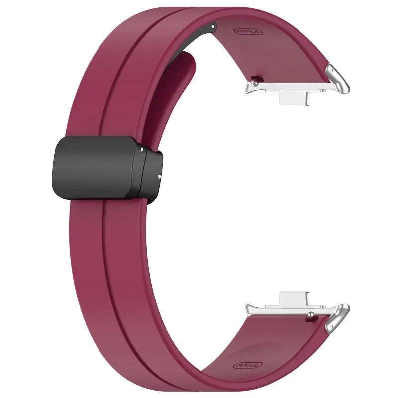 Silicone Magnetic Strap Loop Bracelet for Smartwatch Wristbands