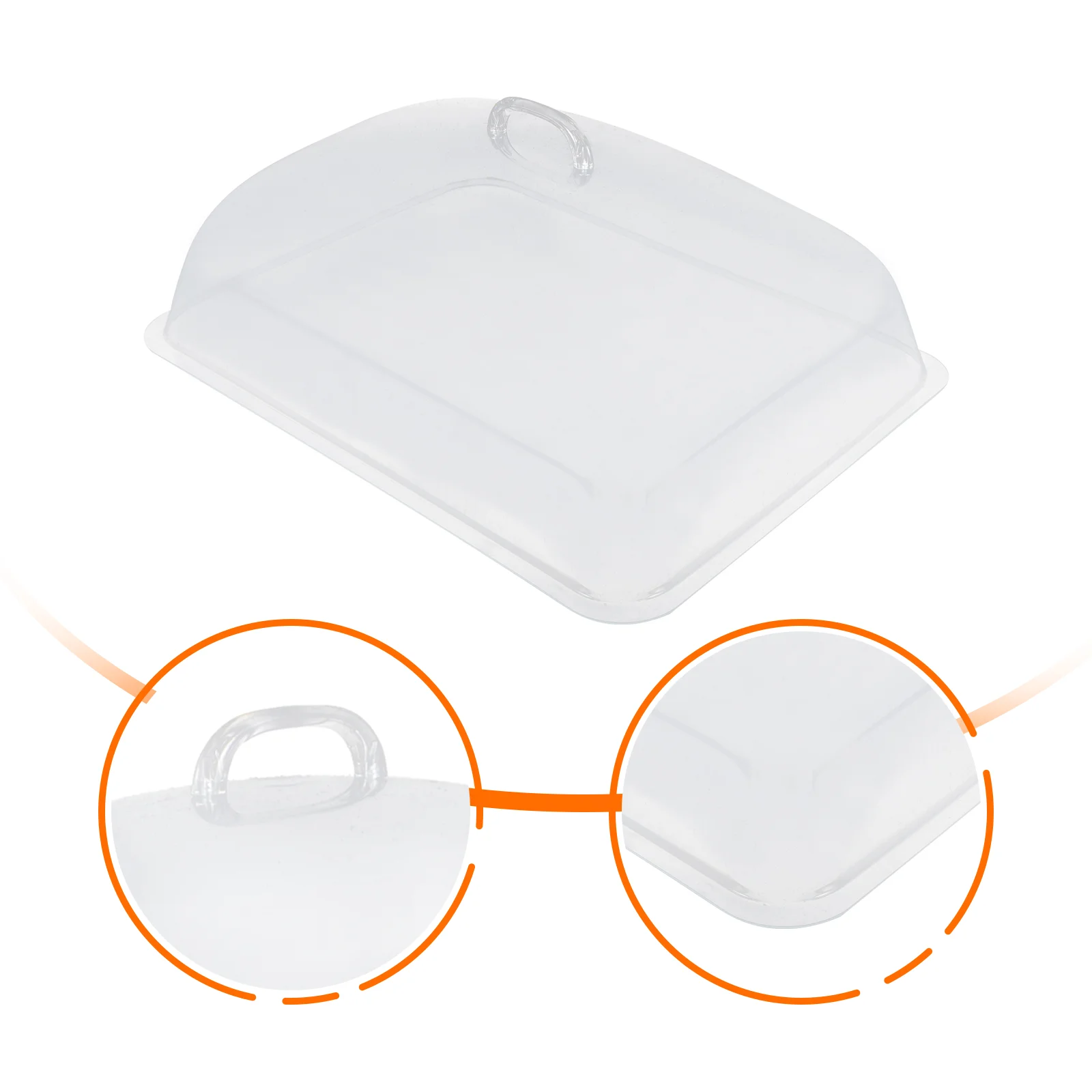 

Clear Plastic Cake Dome for Serving Desserts and Cakes at Home or in the Kitchen