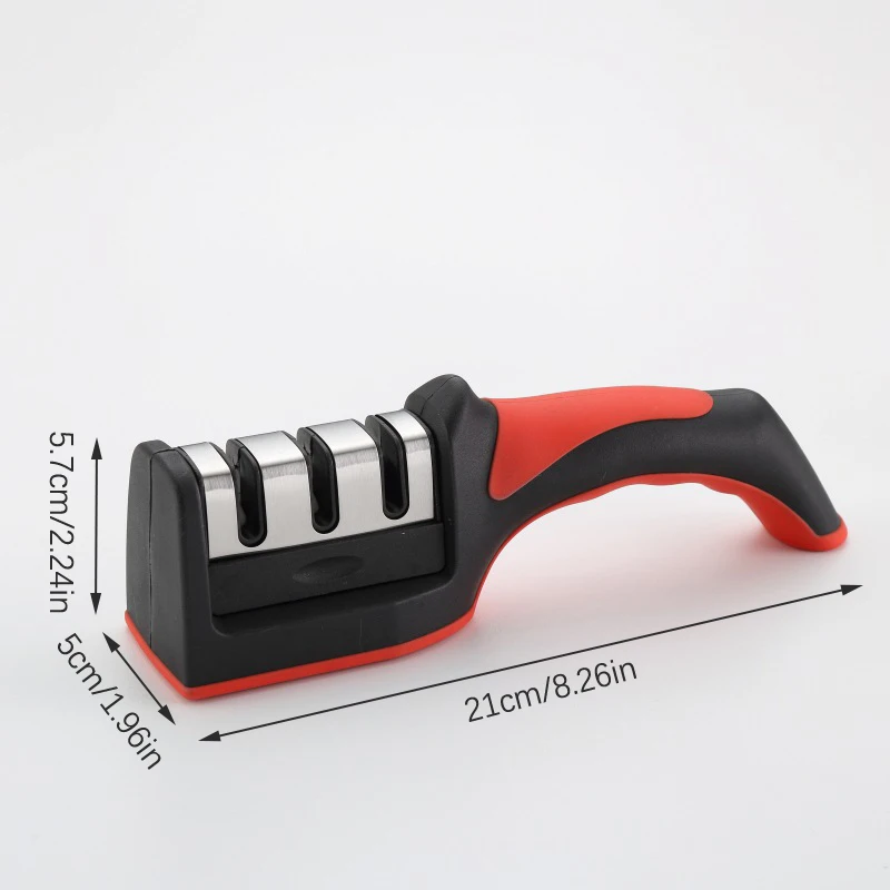 The New Three-in-one Quick Sharpener Creative Small Fish Tungsten Steel Knife  Sharpener Kitchen Multi-purpose Sharpener Spyderco - AliExpress