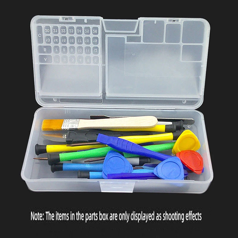 Multifunctional Double Layer Storage Box for Mobile Phone Motherboard IC Parts Repair Tools