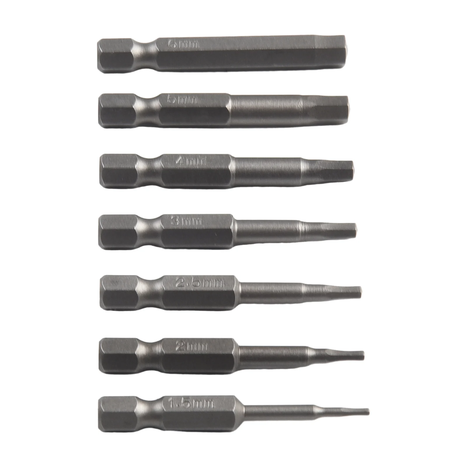 

10pcs 1/4 Hex Shank Magnetic Head Screw Driver 50mm Screwdriver Bits H1.5-H12 Hand Tool With Handle Hexagonal Bit Cordless Drill