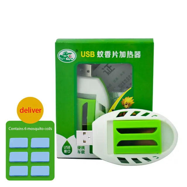 Usb Hordozható Szúnyoggyilkos Elektromos Szúnyogriasztók Tekercs Légy Rovar Rovarler Gyilkos Füstölő Kültéri Kártevőirtás
