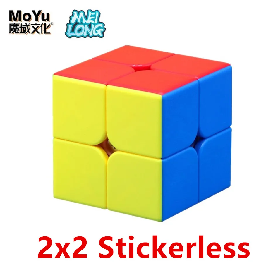Moyu meilong 2x2 3x3 4x4 5x5 6x6 7x7 cubos mágicos pirâmide cubo sem adesivos velocidade magico cubo quebra-cabeça educacional crianças brinquedos 브