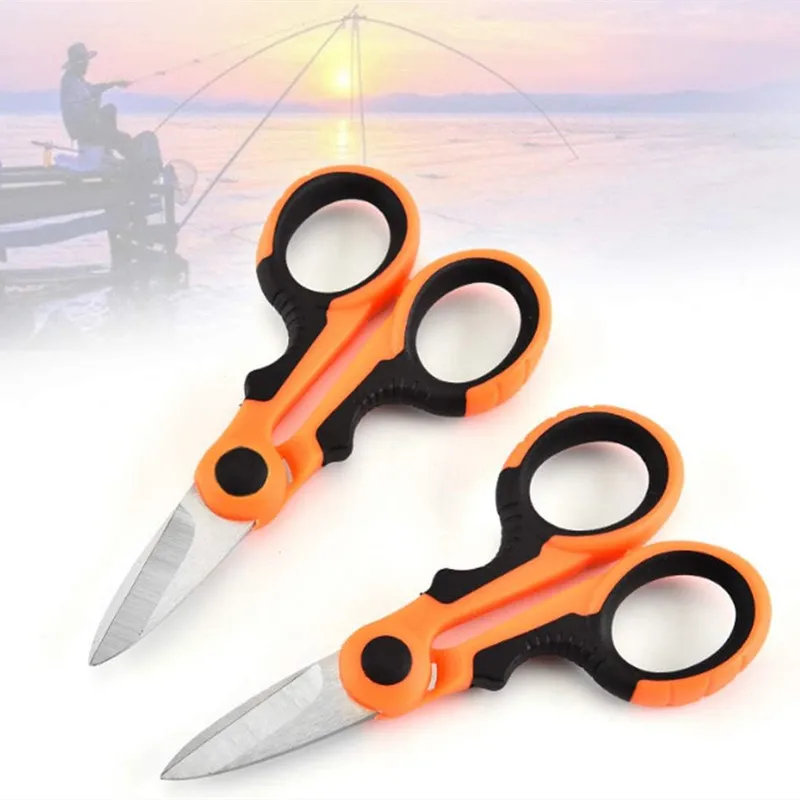New 420 Stainless Steel Fishing Scissors Accessories Electrician's Scissors Cutting Cables Stripping Wires Cutting Insulators 3