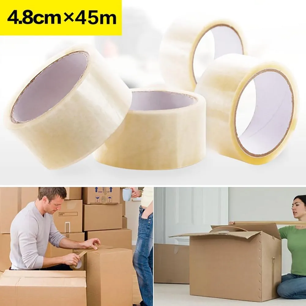 1Pc Clear Tape For Packaging Transparent Diy Stickers Waterproof Repair Adhesive Tape Home Supplies