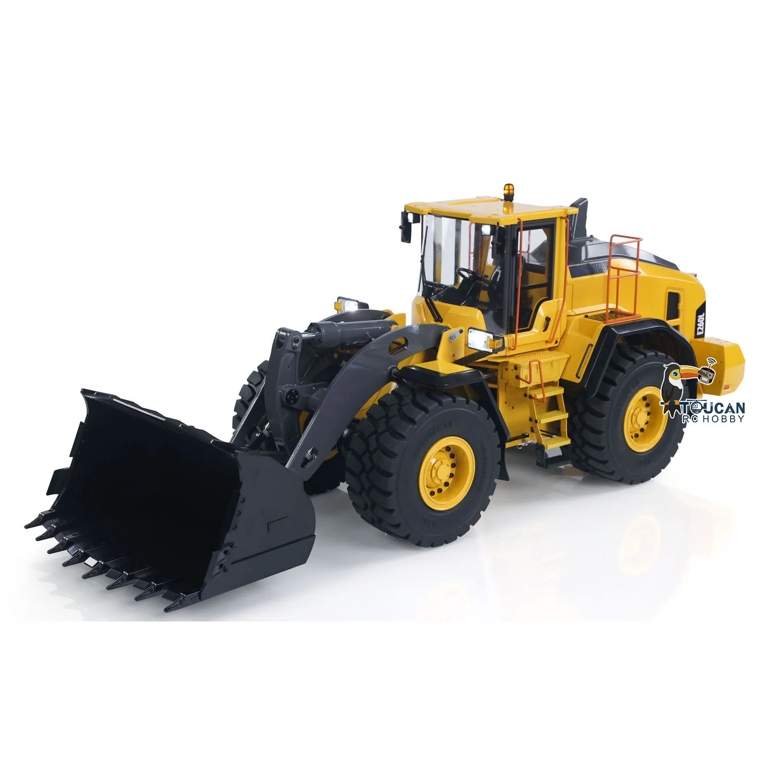 Toy Metal 1/14 RTR E260L Hydraulic RC Loader Remote Control Heavy Machine Car Battery Painted Finished Truck Vehicle for Boys 4