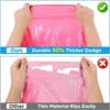 10/20/50 Pieces Rain Ponchos Adults Disposable Plastic Raincoats with Hood Portable Emergency Raincoats for Outdoor Activities 5