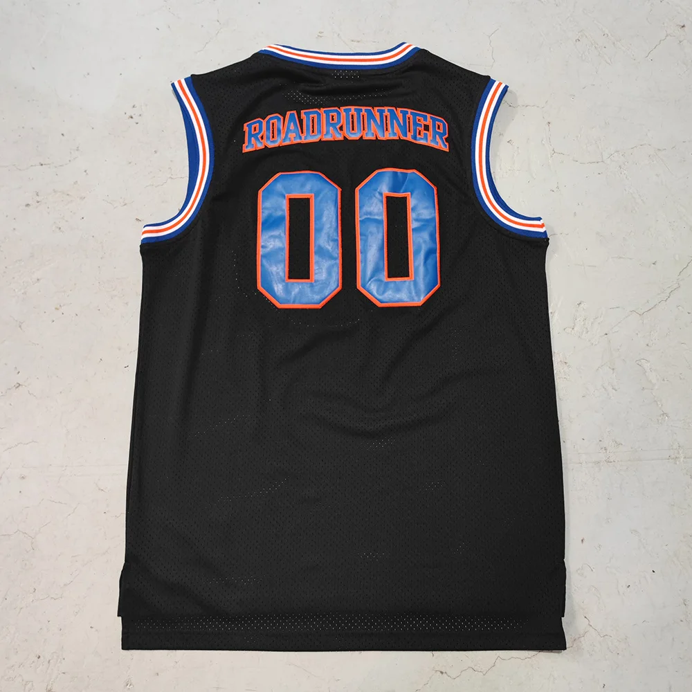 thumbnail image 1 of Camiseta de baloncesto Trillest Space Jam Bugs 1 Lola 10 Podolak 96 TAZ D.Duck 2 Black Tune Squad para hombre, ropa para fiesta de Halloween, 1 of 5