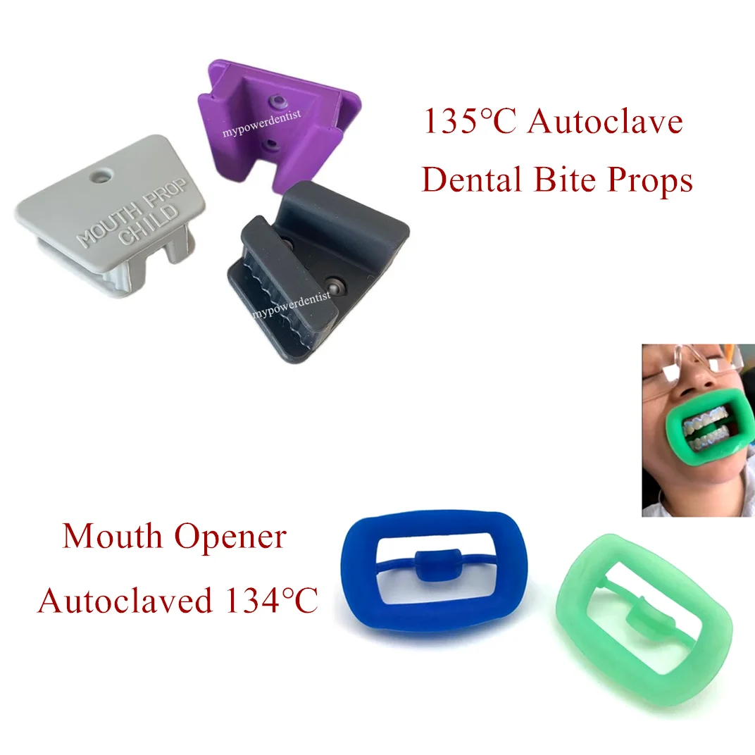 

Dental Mouth Prop Bite Blocks Props Tongue Piercing Cheek Retractor Opener 134℃