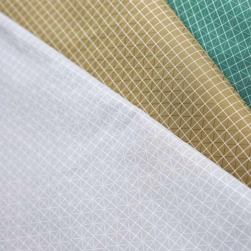 90x150cm Zelt Wasserdichter Karostoff Nylon Ultraleichtes Outdoor-Rucksackmaterial DIY Gridstop Karostoff Zubehör – Detail 7