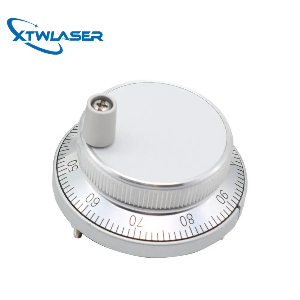Cnc Handwheel CNC Pulser Handwheel 5V 6pin Pulse 100 Manual Pulse Generator Hand Wheel CNC Machine 60mm Rotary Encoder
