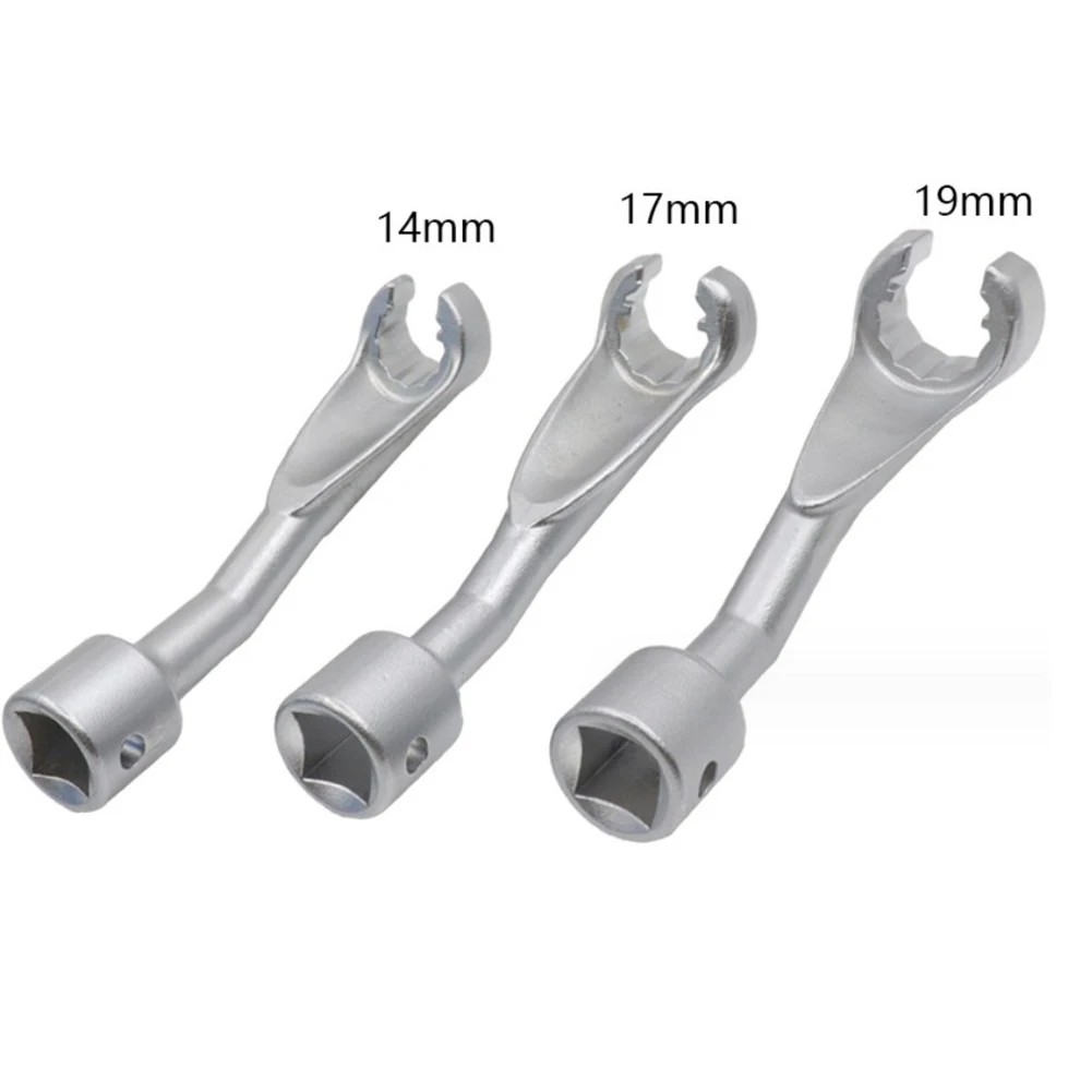 1/2 Zoll Antrieb Kraftstoffeinspritzer Leitungseinspritzung 14/17/19 mm 12-Punkt-Steckschlüssel mit offenem Ende Dieseleinspritzer Kraftstoffleitung Steckschlüssel – Detail 3