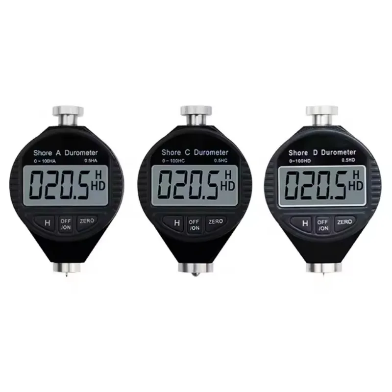 휴대용 HR-150A 쇼어 A/C/D 경도 디지털 경도 계량기 경도계 경도 시험기, 고무 타이어용 대형 LCD 디스플레이