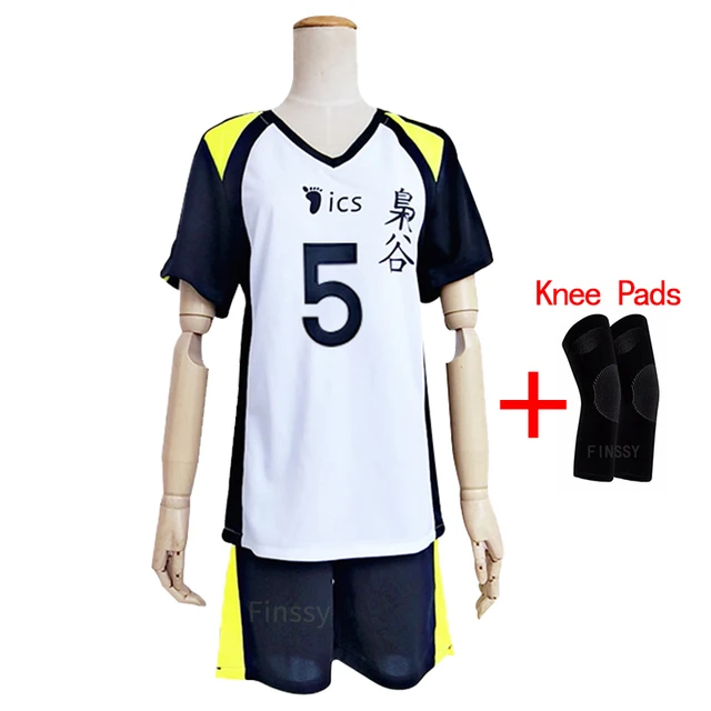 No.5 Akaashi Keiji No.4 Bokuto Koutarou Volleyball Uniform Cosplay Haikyuu  Fukurodani Academy Jersey Volleyball Team Top+Shorts - AliExpress