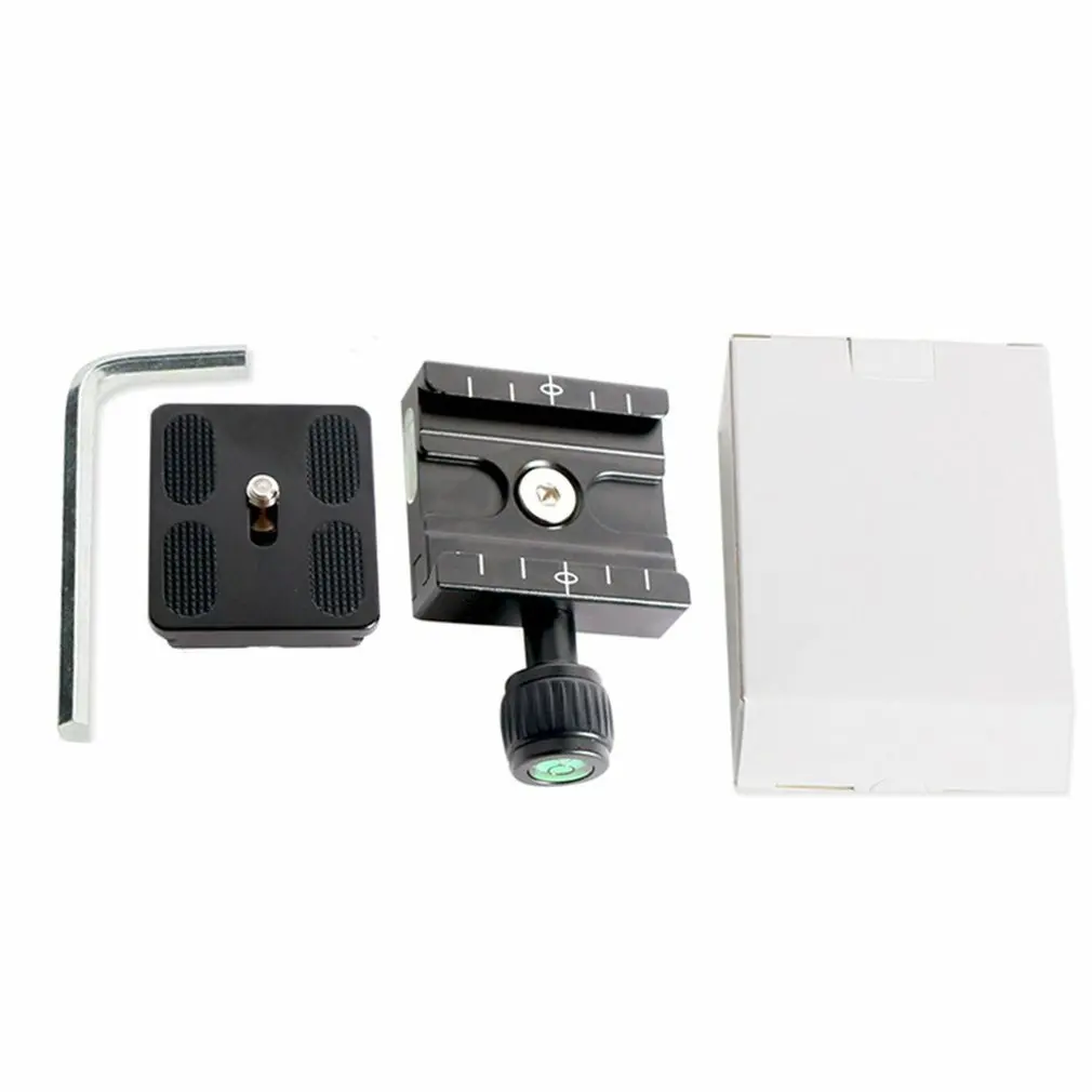 QR50 Camera Level Quick Release Clamp For DSLR Monopod Camera Tripod