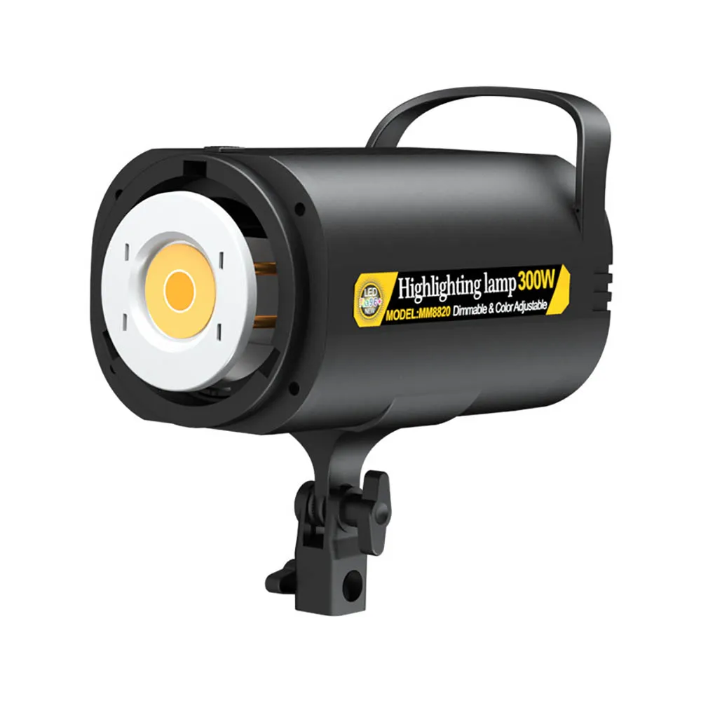 최고 300W LED 사진 조명, 5700K 무단 디밍 비디오 라이트, 사진 스튜디오 라이브 필 라이트, 전문 사진