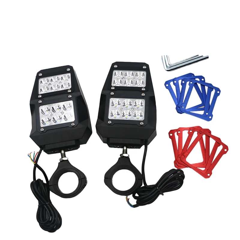 

UTV Rear-View Mirror Automotive Accessory Three-Color Rear-View Mirror With Light Side Rear-View Mirror