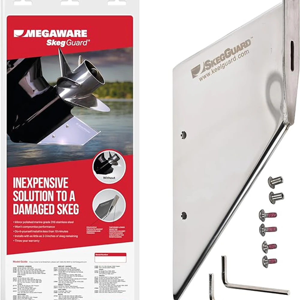 MEGAWARE KEELGUARD SkegGuard 27091 Skeg Protector Against Ramp Dragging